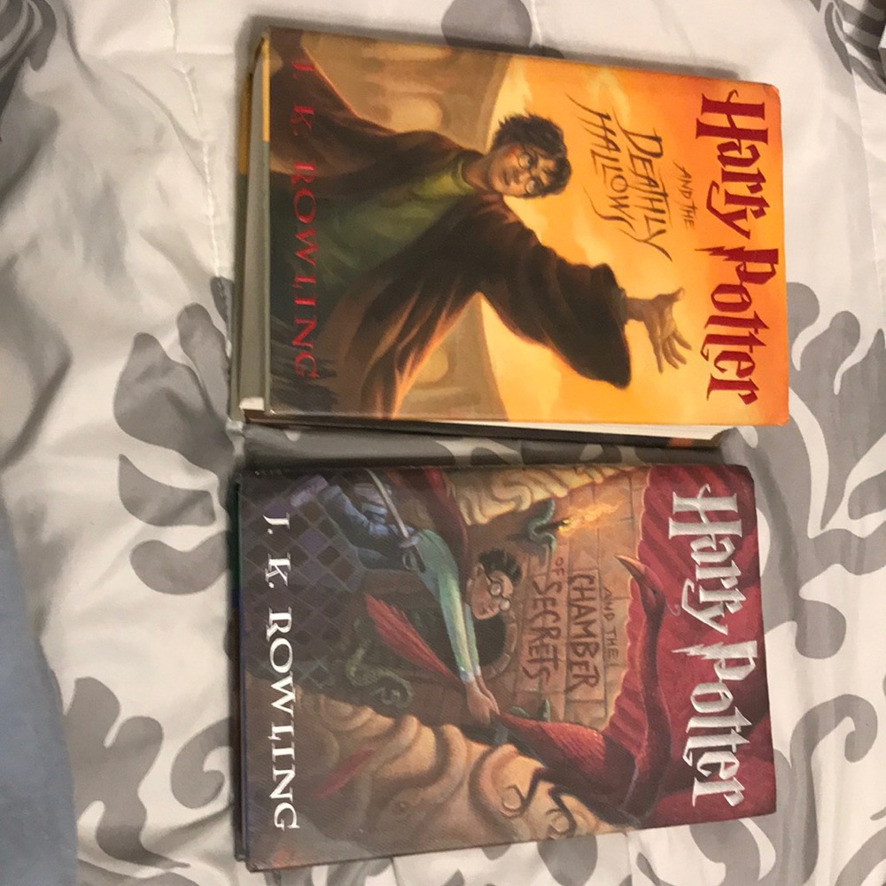 Harry Potter Books year 7 and year 2